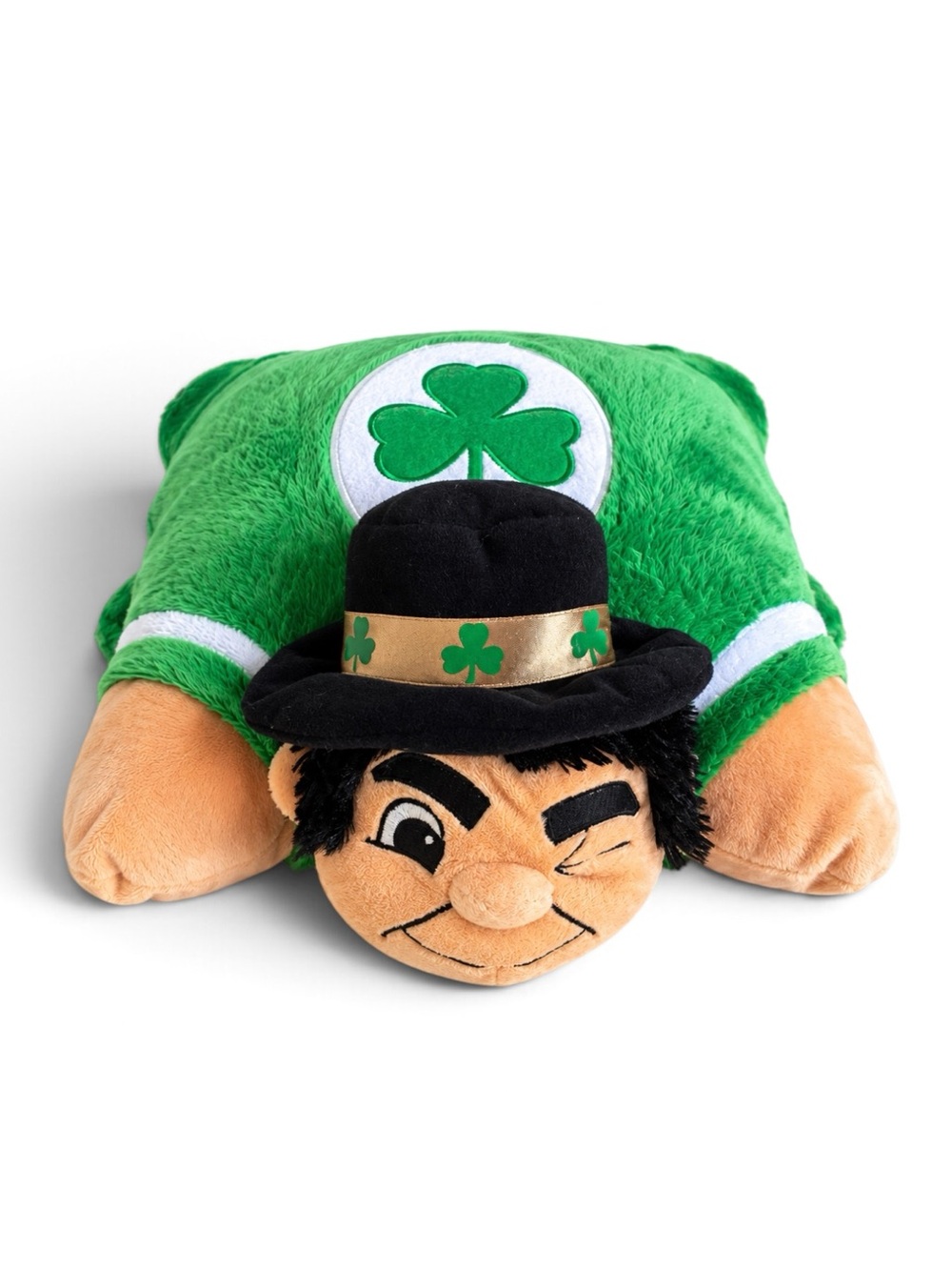 Pillow Pets Boston Celtics Lucky Leprechaun NBA Plush Pillow Green One Size